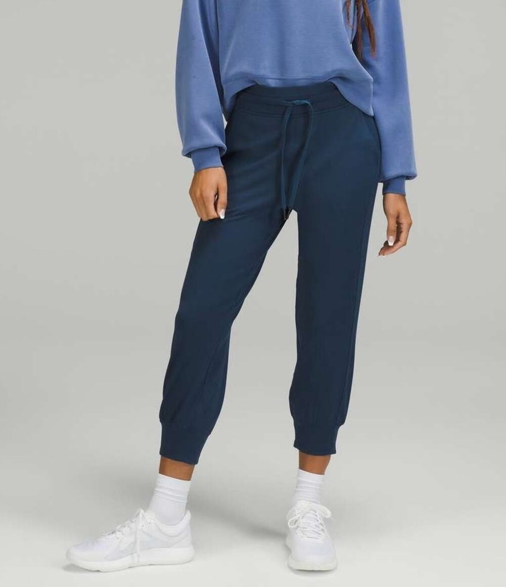 Lululemon Womens Ready To Rulu High Rise Joggers 24" Size 6 Mineral Blue Lounge